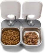 Closer Pets C200 2 Meal Timer-Controlled Automatic Pet Feeder - for Cats and Small Dogs, Wet or Dry Food, Stainless Steel Bowl Inserts and Ice Pack, up to 0.88 lb Each, White - Image 12