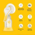 Medela Manual breast pump with Flex Shields Harmony Single Hand for More Comfort and Expressing More Milk - Image 4