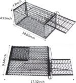 CZXJKKL Foldable Mouse Cage Anti Bite and Anti Escape Hamster Cage Pet Rodent Feeding Box (Hamster/Squirrel/Mouse) 5 * 5 * 10.6 inch 2pcs - Image 3