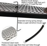 CZXJKKL Foldable Mouse Cage Anti Bite and Anti Escape Hamster Cage Pet Rodent Feeding Box (Hamster/Squirrel/Mouse) 5 * 5 * 10.6 inch 2pcs - Image 5