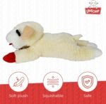 MULTIPET Officially Licensed Lamb Chop Plush Dog Toy, Jumbo, 24-Inch, White (48388) - Image 4