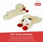 MULTIPET Officially Licensed Lamb Chop Plush Dog Toy, Jumbo, 24-Inch, White (48388) - Image 7