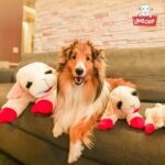 MULTIPET Officially Licensed Lamb Chop Plush Dog Toy, Jumbo, 24-Inch, White (48388) - Image 9