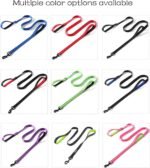 Heavy Duty Dog Leash - 2 Handles by Padded Traffic Handle for Extra Control, 6foot Long - Perfect for Medium to Large Dogs (6 ft, Black) - Image 6