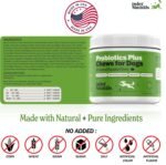 Deley Naturals Probiotics Plus Chews for Dogs - Gut Health Supplement with 5 Billion CFUs, Digestive Enzymes & Probiotics - Pumpkin Flavor Probiotic Chews for Allergies, Diarrhea & Yeast - 90 Chews - Image 7