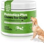 Deley Naturals Probiotics Plus Chews for Dogs - Gut Health Supplement with 5 Billion CFUs, Digestive Enzymes & Probiotics - Pumpkin Flavor Probiotic Chews for Allergies, Diarrhea & Yeast - 90 Chews - Image 8