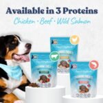 Healthybud Mini Training Treats for Dogs – Soft, Low-Calorie Beef Liver Training Treats for Puppies & Small Dogs – Superfood Ingredients: Reishi, Lion’s Mane, Salmon Oil – Made in Canada (6.5oz) Beef - Image 9