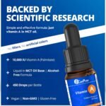CanPrev Vitamin A Drops 15ml, 10,000IU Liquid Vitamin A with 450-Servings, Support Eye Health, Skin, Bone Wellness & Immune Function, Formulated with All-Trans-Retinyl-Palmitate - Vegan & Gluten-Free - Image 4