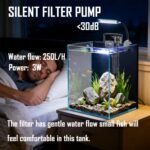 1.5 Gallon Fish Tank Starter Kits, Nano Glass Aquarium with Filter, Led Light for Aquascape DIY Small Betta Fish Tank - Image 3
