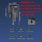 1.5 Gallon Fish Tank Starter Kits, Nano Glass Aquarium with Filter, Led Light for Aquascape DIY Small Betta Fish Tank - Image 8