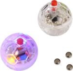 4 Pieces Ghost Hunting Cat Ball Multi-Color Flash LED Glowing Interactive Ball Pet Toys for Dog Cat Animals Activity - Image 8