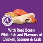 Friskies Party Mix Cat Treats, Kahuna Crunch with Real Ocean Whitefish - 170 g Pouch (1 Pack) - Image 5