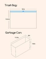 MeoWant Cat Litter Box Liners, 20 Count Heavy Duty Drawstring Cat Litter Receptacles Bags for Meowant MW-SC01 Automatic Cat Litter Box - Image 6