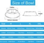JMIPET Personalized Custom Name Stainless Steel Pet Bowls - Non-Slip Dog & Cat Food/Water Dish for Puppy/Chien, Large/Medium/Small Sizes, Durable Gamelle & BOL for Your Beloved Pet - Image 8