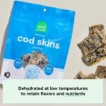 Open Farm, Dehydrated Dog Treats, High Protein & Low Carbohydrate Cod Skins, Crunchy Texture, Single Ingredient Wild-Caught Cod Skins Recipe, 2.25oz Pouch - Image 4