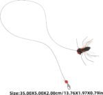 Milisten 2pcs Realistic Replacement Heads Interactive Cat Bugs Teaser for Indoor Kitten Play Long String - Image 3