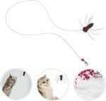 Milisten 2pcs Realistic Replacement Heads Interactive Cat Bugs Teaser for Indoor Kitten Play Long String - Image 9