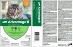 Advantage II Flea Treatment for Small Cats weighing between 2.3 kg to 4 kg (5 lbs. to 9 lbs.)-4 doses - Image 3