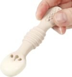 PandaEar Silicone Baby Spoons Self Feeding 6 Months| 6 Pack Baby Feeding Spoons| Toddler Infant led Weaning Spoon| Kid Spoon Ustensile Bebe (Beige/Tan/Brown) - Image 7
