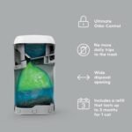 Litter Genie Platinum Stainless Steel Cat Litter Pail | Odour Control, Easy Roll Refill | Holds 8 Days of Waste, Durable Design - Image 6