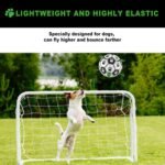 KALINCO Dog Soccer Ball with Grab Tabs, Interactive Dog Toys, Dog Water Toy, Tug of War Dog Toy, Herding Ball for Small & Medium Dogs - Image 4