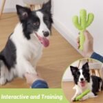 MewaJump Dog Chew Toys, Durable Rubber Dog Toys for Aggressive Chewers, Cactus Tough Toys for Training and Cleaning Teeth, Interactive Dog Toys for Medium/Large Dog - Image 5