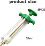 Baby Bird Feeding Kit 6PCS/Set 50ml Baby Birds Feeding Syringe with Hose and Spoons Hand Device with Scale and Positioning Screw for Sick Bird - Image 8