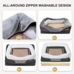 JOYELF Large Memory Foam Dog Bed Orthopedic Dog Bed & Sofa with Removable Washable Cover and Squeaker Toy as Gift - Image 8