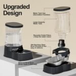 Gardner Pet 3.85L Automatic Dog Water Dispenser, Gravity Stainless Steel Dog Water Bowl, 100% BPA-Free, Large Capacity, Spill-Resistant, Suitable for Medium & Large-Size Pets, Grey - Image 5