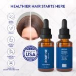 Routine Wellness Scalp Serum for Thinning Hair – Promotes Visibly-Thicker, Fuller-Looking Hair – Lightweight, Science-Backed with Red Clover & Peptides - 30ml - Image 9