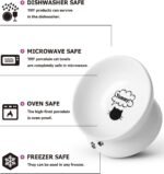 Y YHY Cat Bowl, Raised Tilted Cat Food Bowls, Elevated Cat Bowls Anti Vomiting, Ceramic Pet Food Bowl for Flat-Faced Cats, Small Dogs, Protect Pet's Spine, Prevents Whisker Fatigue, Dishwasher Safe - Image 8