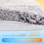 Self Warming Cat Bed, Reversible Warm Cool Cat Bed, Winter Warm Cats Pad & Summer Cooling Cats Mat, Soft Pet Mat for Kitty & Small Dogs, Perfect for Crates, Kennels, Beds, Sofas, Gray, 18"x24" - Image 6