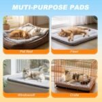 Self Warming Cat Bed, Reversible Warm Cool Cat Bed, Winter Warm Cats Pad & Summer Cooling Cats Mat, Soft Pet Mat for Kitty & Small Dogs, Perfect for Crates, Kennels, Beds, Sofas, Gray, 18"x24" - Image 7