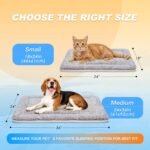 Self Warming Cat Bed, Reversible Warm Cool Cat Bed, Winter Warm Cats Pad & Summer Cooling Cats Mat, Soft Pet Mat for Kitty & Small Dogs, Perfect for Crates, Kennels, Beds, Sofas, Gray, 18"x24" - Image 9