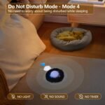 ORSDA Cat Toys Ball, Automatic Fast Rolling Ball in Pouch, Hide and Seek Cat Toy for Indoor Cats, Motion Chirping Activated Moving Ball, 7 Holes Mat Mouse Catching Game - Image 7