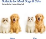 ACE2ACE Dog Brush, Cat Brush for Shedding Long and Short Haired, Self-Cleaning Dog Slicker Brush, Removes Loose Fur for Puppy, Cockapoo, Labrador, Golden Retriever, Pomeranian, Poodle, Rabbits, Blue - Image 7