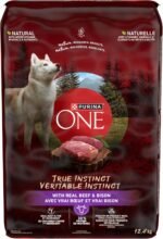 Purina ONE True Instinct High Protein Dry Dog Food, Beef & Bison - 12.4 kg Bag - Image 3