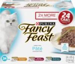 Fancy Feast Wet Cat Food, Pate Assorted Variety Pack 3 Flavours - 85 g Can (24 Pack) - Image 3