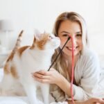 6 Pack Cat Wand Toy, Interactive Cat Rainbow Wand Toys, Interactive Cat Teaser Wand String, Colorful Ribbon Charmer for Kitten Cat Exerciser Playing - Image 7