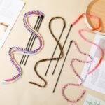 6 Pack Cat Wand Toy, Interactive Cat Rainbow Wand Toys, Interactive Cat Teaser Wand String, Colorful Ribbon Charmer for Kitten Cat Exerciser Playing - Image 8