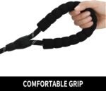5/6 FT Strong Pet Dog Leash with Soft Padded Handle,Highly Reflective Rope for Night Walking,360-Degree Rotating Metal Buckle Without Tangles,Suitable for Small,Medium and Large Dogs.(5ft) - Image 5