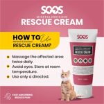 SOOS Pet Rescue Cream for Dogs and Cats - Natural Dead Sea Mineral Enriched - Fast Absorbing, Reduce Pain - Treatment of Injuries Cuts, Sores, Wounds, Scratches, Damaged Skin - 50ml (2 Pack) - Image 7