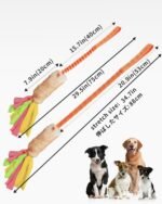 Dog Tug Toy, Bungee Tug of War Rope Toys with Squeaky Sound for Exercise & Interactive Play Games, Puppy Training Pull Toy for Small Medium Large Dogs - Image 7