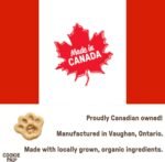 Cookie PAL Organic Soft Dog Treats (Peanut Butter & Apple), Made in Canada, Low Calorie Peanut Butter Puppy Biscuits, Human Grade Biscuits, Non-GMO, Perfect for Training Dog Treats, 250g (Pk of 3) - Image 10