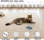 Slow Feeder Cat Bowl, Easy to Clean Silicone Bowl, Ideal for Dry and Wet Food (Green and Blue) - Image 6