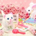 Tagitary Plush Toys Electronic Toy Cat That Walking and Meowing,Tail Wagging Interactive Toy Cat for Kids with Leash,Easter Christmas Birthday Gift for Toddlers Kids - Image 4