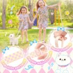 Tagitary Plush Toys Electronic Toy Cat That Walking and Meowing,Tail Wagging Interactive Toy Cat for Kids with Leash,Easter Christmas Birthday Gift for Toddlers Kids - Image 6