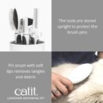 Catit Grooming Kit Long Hair 5 Count (Pack of 1) White - Image 6