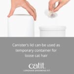 Catit Grooming Kit Long Hair 5 Count (Pack of 1) White - Image 9