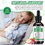 Cat Antibiotics for Infections, Natural Antibiotics for Cats, Antibiotic Pet Supplements Support Immune & Cats Allergy Relief, Cat Multivitamin UTI Drops, All Ages & Breeds, Chicken Flavour,2.02 Fl Oz - Image 6